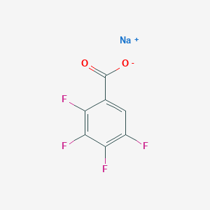 molecular formula C7HF4NaO2 B7768419 sodium;2,3,4,5-tetrafluorobenzoate 