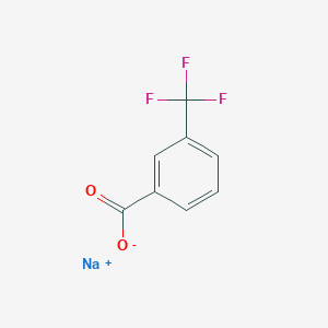 molecular formula C8H4F3NaO2 B7768424 sodium;3-(trifluoromethyl)benzoate 