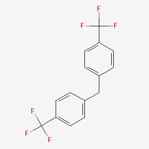 molecular formula C15H10F6 B7768458 4,4'-Bis(trifluoromethyl)diphenylmethane CAS No. 887268-07-7