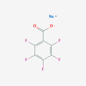 molecular formula C7F5NaO2 B7768508 sodium;2,3,4,5,6-pentafluorobenzoate 