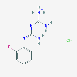 molecular formula C8H11ClFN5 B7768509 CID 2737464 