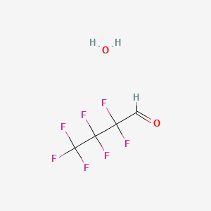 molecular formula C4H3F7O2 B7768515 Heptafluorobutyraldehyde hydrate CAS No. 907607-07-2