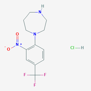 1-[2-Nitro-4-(trifluoromethyl)phenyl]homopiperazine hydrochloride