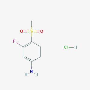 3-Fluoro-4-methylsulfonylaniline hydrochloride