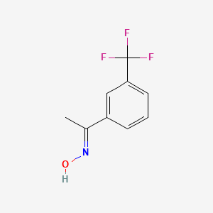 molecular formula C9H8F3NO B7768733 3'-(Trifluoromethyl)acetophenone oxime 
