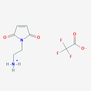 molecular formula C8H9F3N2O4 B7768781 N-(2-Aminoethyl)maleimide, trifluoroacetate salt 