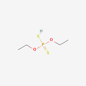 molecular formula C4H11O2PS2 B7768826 O,O-Diethyl dithiophosphate CAS No. 52857-42-8
