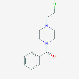molecular formula C13H17ClN2O B7768832 1-Benzoyl-4-(2-chloroethyl)piperazine 