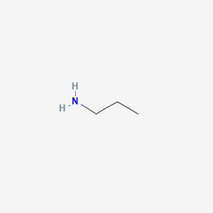 molecular formula C3H9N<br>C3H9N<br>CH3(CH2)2NH2 B7768844 Propylamine CAS No. 68187-45-1
