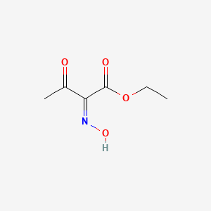 molecular formula C6H9NO4 B7768996 ethyl (2Z)-2-hydroxyimino-3-oxobutanoate 