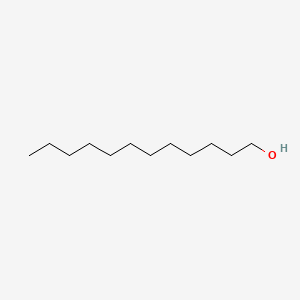 molecular formula C12H26O<br>C12H26O<br>CH3(CH2)10CH2OH B7769020 1-Dodecanol CAS No. 27342-88-7