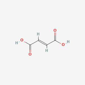 molecular formula C4H4O4<br>C4H4O4<br>COOH-CH=CHCOOH B7769037 Fumaric acid CAS No. 6915-18-0