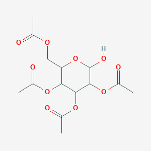 molecular formula C14H20O10 B7769104 D-Mannose, 2,3,4,6-tetraacetate 