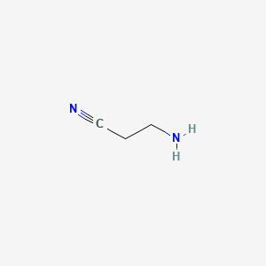 molecular formula C3H6N2 B7769147 3-Aminopropanenitrile CAS No. 68130-66-5