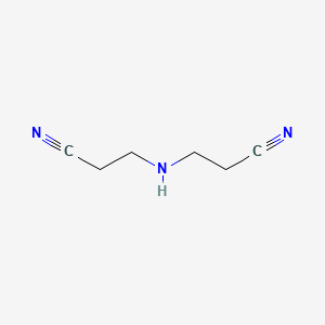 molecular formula C6H9N3 B7769148 3,3'-Iminodipropionitrile CAS No. 68412-52-2