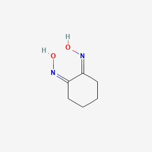 molecular formula C6H10N2O2 B7769162 1,2-Bis(hydroxyimino)cyclohexane 