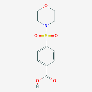 molecular formula C11H13NO5S B077692 4-(Morpholine-4-sulfonyl)-benzoic acid CAS No. 10252-82-1