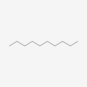 molecular formula C10H22<br>C10H22<br>CH3(CH2)8CH3 B7769320 Decane CAS No. 73138-29-1