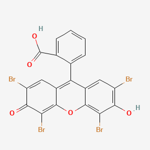 B7769392 2-(2,4,5,7-Tetrabromo-6-hydroxy-3-oxo-3H-xanthen-9-yl)benzoic acid CAS No. 548-26-5; 17372-87-1