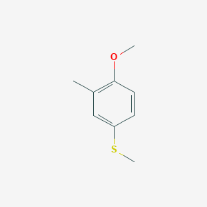 molecular formula C9H12OS B7769471 1-Methoxy-2-methyl-4-(methylthio)benzene CAS No. 50390-78-8