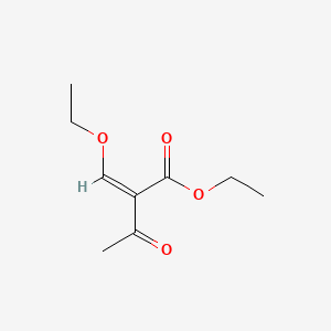 molecular formula C9H14O4 B7769497 ethyl 2-(ethoxymethylene)-3-oxobutanoate 