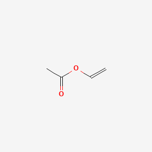molecular formula C4H6O2<br>C4H6O2<br>CH3COOCH=CH2<br>CH3COOCHCH2 B7769533 Vinyl acetate CAS No. 93196-02-2