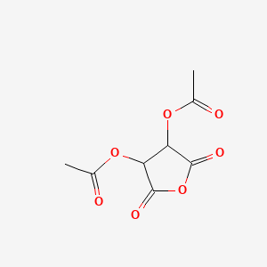 molecular formula C8H8O7 B7769575 2,5-dioxotetrahydrofuran-3,4-diyl diacetate 