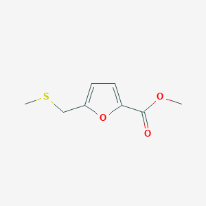 molecular formula C8H10O3S B7769613 Methyl 5-(methylsulfanylmethyl)furan-2-carboxylate 