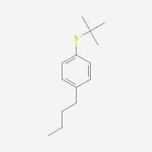 molecular formula C14H22S B7769662 1-Butyl-4-tert-butylsulfanylbenzene 