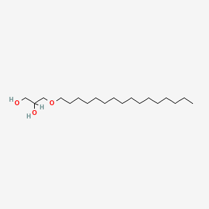 molecular formula C19H40O3 B7769730 1-O-Hexadecylglycerol CAS No. 53584-29-5