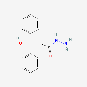 3-Hydroxy-3,3-diphenylpropanehydrazide