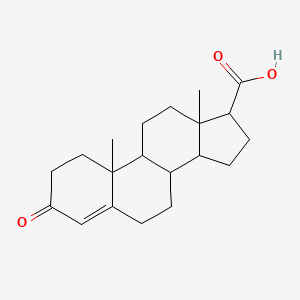 molecular formula C20H28O3 B7769961 3-Oxoandrost-4-ene-17beta-carboxylic acid 