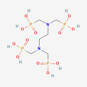 molecular formula C6H20N2O12P4 B7770039 Ethylenediaminetetra(methylenephosphonic acid) CAS No. 61827-49-4