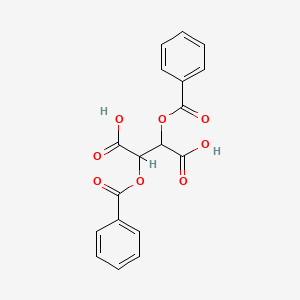 molecular formula C18H14O8 B7770111 (+)-Dibenzoyl-D-tartaric acid CAS No. 93656-02-1