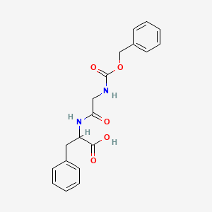 molecular formula C19H20N2O5 B7770139 N-[(benzyloxy)carbonyl]glycylphenylalanine CAS No. 5540-03-4