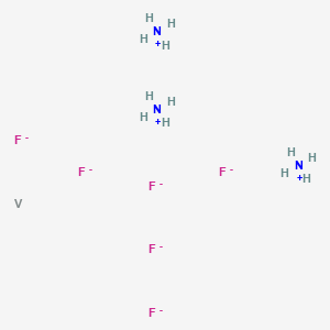 molecular formula F6H12N3V-3 B077703 Triammonium hexafluorovanadate(3-) CAS No. 13815-31-1