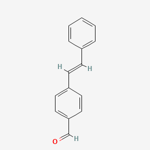 molecular formula C15H12O B7770387 4-Stilbene carboxaldehyde CAS No. 32555-96-7