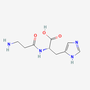 molecular formula C9H14N4O3 B7770443 L-Carnosine CAS No. 108333-82-0