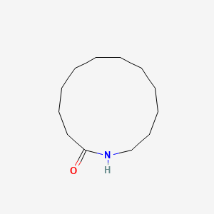 molecular formula C12H23NO B7770625 Azacyclotridecan-2-one CAS No. 25038-74-8