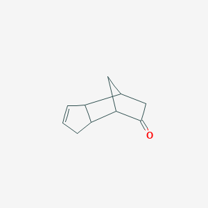 molecular formula C10H12O B077707 3,3a,4,6,7,7a-Hexahydro-4,7-methano-5H-inden-5-one CAS No. 14888-58-5
