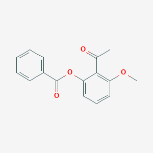 (2-Acetyl-3-methoxyphenyl) benzoate