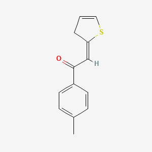 molecular formula C13H12OS B7770894 2'(2-Thienylidene)-4-Methylacetophenone 