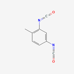 molecular formula C9H6N2O2<br>C9H6N2O2<br>CH3C6H3(NCO)2 B7771035 2,4-Diisocyanato-1-methylbenzene CAS No. 26006-20-2