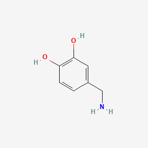 molecular formula C7H9NO2 B7771078 3,4-Dihydroxybenzylamine CAS No. 37491-68-2