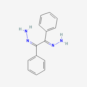 (E)-[(2Z)-2-hydrazinylidene-1,2-diphenylethylidene]hydrazine