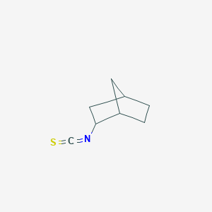 molecular formula C8H11NS B077712 2-Isothiocyanatobicyclo[2.2.1]heptane CAS No. 14370-23-1