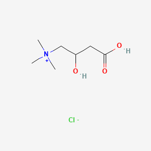 molecular formula C7H16NO3.Cl<br>C7H16ClNO3 B7771394 Carnitine Chloride CAS No. 56-99-5