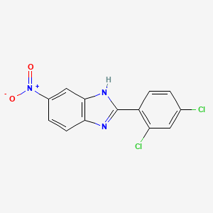 2-(2,4-dichlorophenyl)-5-nitro-3H-benzoimidazole
