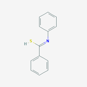 molecular formula C13H11NS B7771410 N-phenylbenzenecarboximidothioic acid 