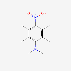 molecular formula C12H18N2O2 B7771416 N,N,2,3,5,6-hexamethyl-4-nitroaniline CAS No. 100316-95-8
